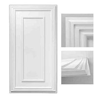 Stock image showing design of white 24x48 Art3d ceiling tile