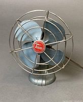 Front view showing Torcan badge, blades, cage and base