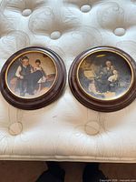 Front view showing both framed plates