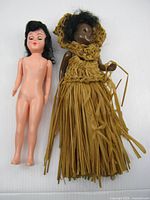 Front view of both dolls side by side