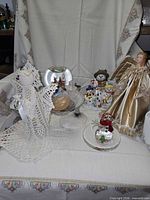 All six Christmas décor items displayed together
