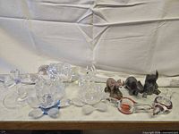 All nine items laid out together for overview