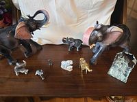 Entire assortment on tabletop showing size relation