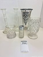 group shot of all six glass pieces