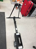 Full view of Wahoo KICKR ROLLR trainer folded