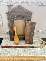 All four items together for scale and overview