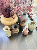 Group shot of all vessels and filler