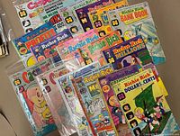 Lot overview showing multiple Richie Rich, Casper and other Harvey titles