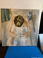 Full view of painting on canvas