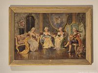 Full framed painting front view