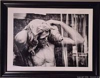 Full view of framed print showing artwork and frame