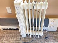 Both heaters side by side showing overall condition and cords