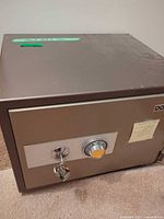 Full view of safe showing size and finish