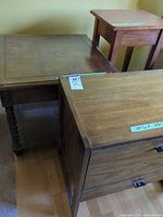 All three tables grouped for size and style comparison