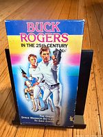Front cover of Buck Rogers VHS showing title and artwork