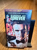 Front cover of Diamonds Are Forever VHS slipcase