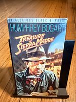 Front view of VHS sleeve showing title and Humphrey Bogart image