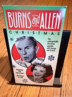 Front cover of Burns and Allen Christmas VHS