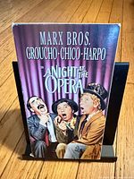 Front of VHS slipcase showing title and Marx Brothers artwork