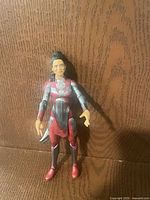Front view of Valkyrie action figure standing upright