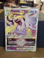 Front view of Mewtwo VSTAR card in sleeve showing artwork, stats and numbering 031/078.
