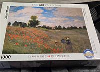 Front of sealed Eurographics Monet puzzle box