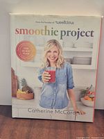 Front cover showing title, author and smoothie image