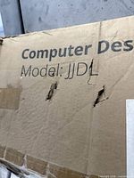 Shipping carton showing model JJDL marking