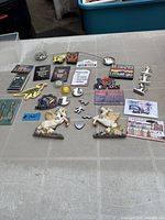 Overview of all magnets laid out on table