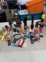 Group shot of entire assortment on tabletop