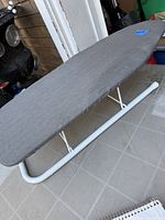 Top view showing grey cover and overall length