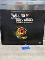 Front cover showing title and dinosaur eye graphic