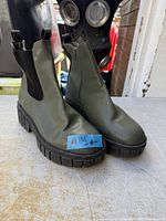 Front and side view of both boots