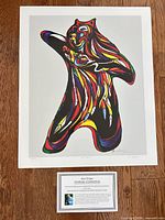 Full view of Don Chase print with certificate of authenticity