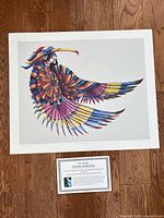 Full view of signed numbered Don Chase print with certificate