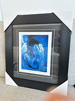 Full framed print showing frame, matting and glass