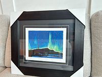 Framed Tom Thomson limited edition print with protective corner covers