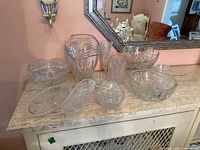 All ten crystal pieces on surface