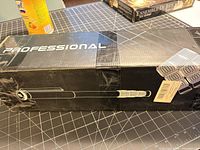 Full view of unopened retail box labeled PROFESSIONAL