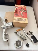 All grinder components and box