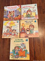 All five Mercer Mayer board books laid out