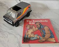 Tonka A-Team van and The Somebody Kid book together