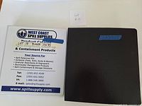 Front view of both binders closed