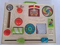 Full view of activity center front showing all components