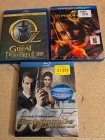 Group shot of all three Blu-ray cases