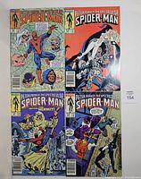 All four Spider-Man comics laid out