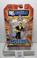 Front view of sealed Black Adam figure on card