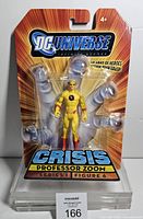 Front view of sealed Professor Zoom figure on card