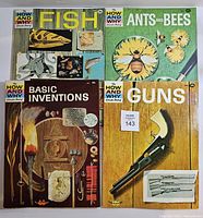 Group shot of all four How and Why Wonder Books showing covers and titles