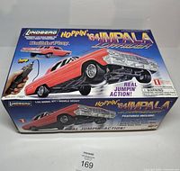 Front of Lindberg Hoppin' '64 Impala Lowrider box